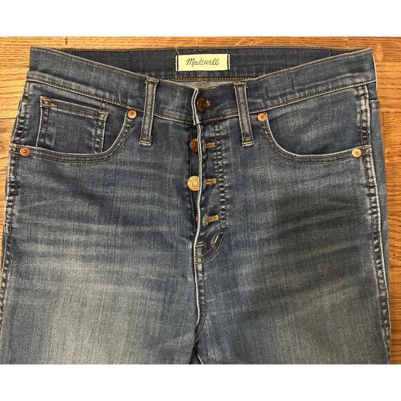 madewell jeans blue womens 29 10’ High rise Skinny Crop - Picture 3 of 12